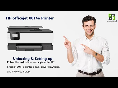 Thumbnail for HP Officejet 8014e Printer Setup | Unbox HP Officejet 8014e Printer | Wi-Fi Setup