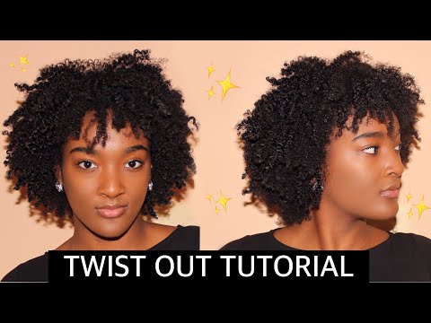Perfect Twist Out Tutorial 4B/C Hair | Aly Jai