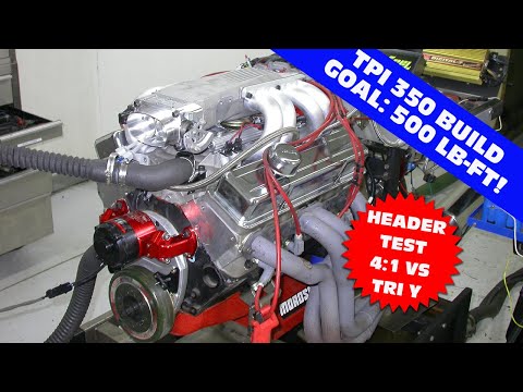 TUNE PORT L98 350-CAN WE MAKE 500 LB-FT OF TORQUE? PLUS, TRI-Y VS 4:1 HEADER TEST-WHO MAKES TORQUE?
