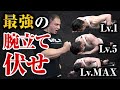 【大胸筋】腕立て伏せをレベル別でわけて鍛えてみました。【筋トレ】