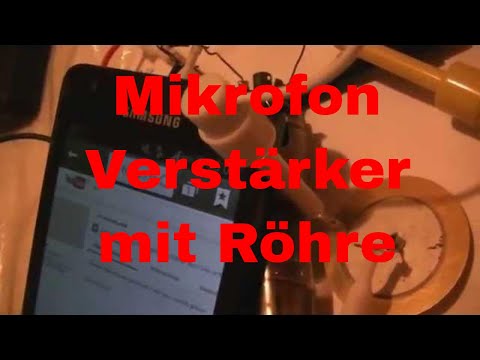 Röhren Mikrofonverstärker verstärkt UMTS Signal vom Handy - eflose #438