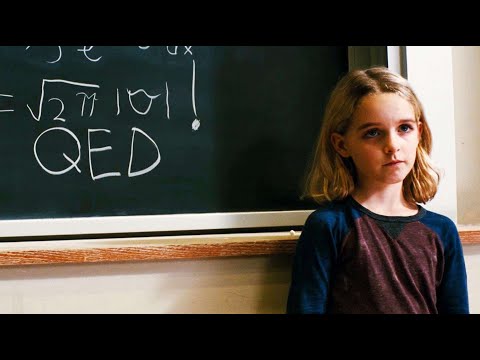 A 7-year-old girl who easily solves a math problem taunts her teacher on the first day of class