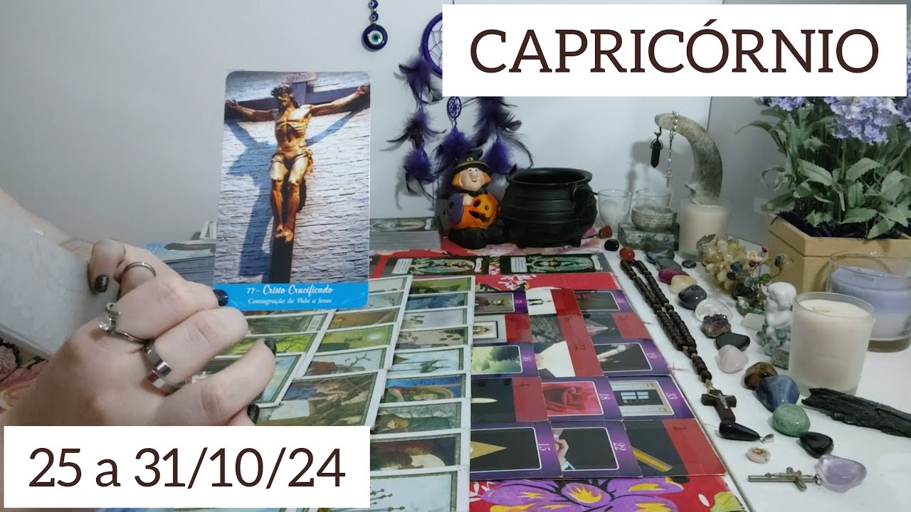 ♑ CAPRICÓRNIO ⦁ 25 a 31/10/24 ⦁ 🕊️🌟 TENHA FÉ NADA É IMPOSSÍVEL PRA DEUS, POIS ELE VENCE ATÉ A M0RT3.