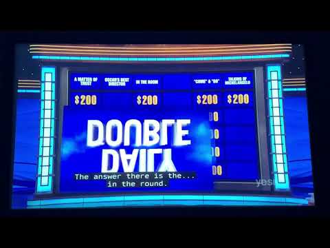 Jeopardy, Amy Schneider Day 7 - 1st Daily Double (11/25/21)