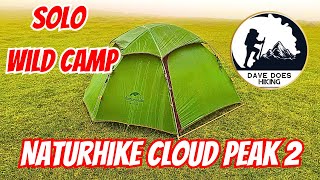 SOLO SUMMIT CAMP in BAD WEATHER | Naturehike Cloud Peak 2
