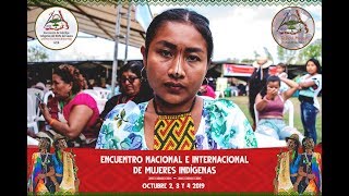 Encuentro Nacional e Internacional de Mujeres Indígenas