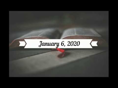 Daily Gospel Reading. January 6, 2020