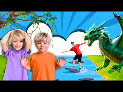 The Great Dragon Hunt Adventure | Dragon Videos with Sky and Finn