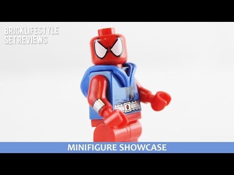 LEGO Marvel Super Heroes Scarlet Spiderman Minifigure | Minifigure Showcase
