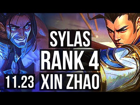 SYLAS vs XIN (MID) | Rank 1 Sylas, Rank 4, Dominating | KR Challenger | 11.23