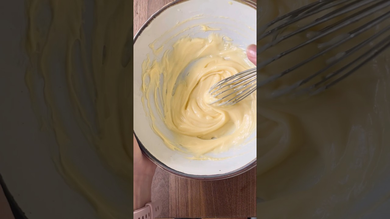 Here’s how to make mayo by hand (I prefer this method over blenders) #homemadefood #cookingvideo