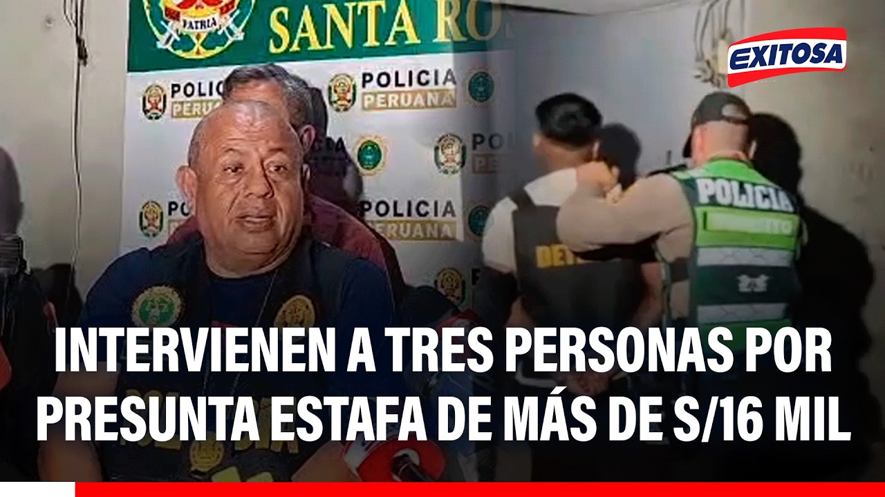 🔴🔵 Intervienen a tres personas por presunta estafa de más de S/16 mil en venta de vehículo