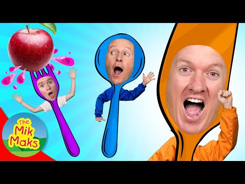 Cutlery Conga |  Healthy Eating | The Mik Maks Kids Songs
