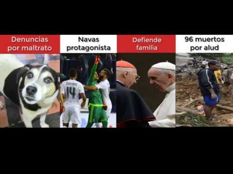 Resumen matutino de noticias, lunes 5 de octubre del 2015