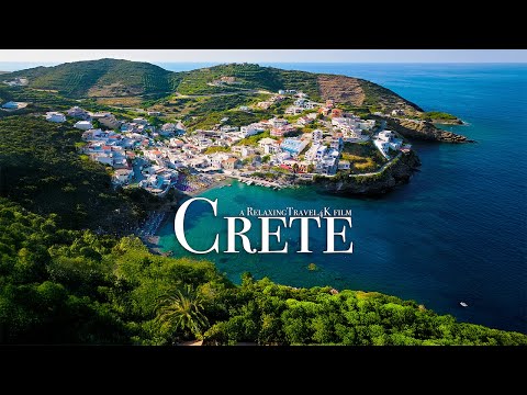Crete 4K - Greece Relaxing Travel Film with Calming Music and Nature Sounds