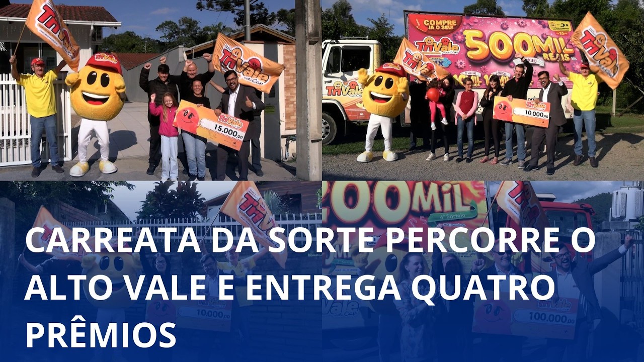 💰 Sorte bate à porta no Alto Vale e distribui R$ 135 mil