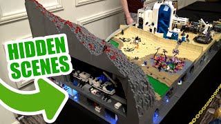 Giant LEGO Space Mining Camp and Alien Battle