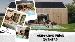 Verwarmd privé zwembad bij je vakantiehuis #VakantiehuisMetZwembad #Brinckerduyn