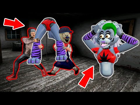 baby Granny, Ice Scream, Grandpa vs Roxanne Wolf - funny horror school animation (p.44)