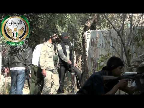 جولة ميدانية لقائد كتيبة البدر التابعة للواء الأول على نقاط الرباط في حي القابون في مدينة دمشق