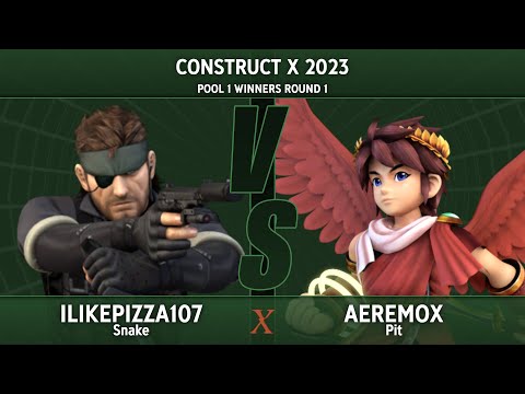 ilikepizza107 (Snake) vs Aeremox (Pit/Captain Falcon) - Construct X 2023 - Pool 1 Winners Round 1