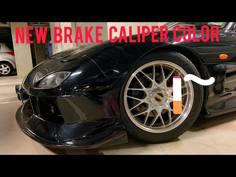 Mazda RX-7 FD Build Episode 2: New Brake Caliper Color