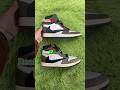 Real Vs Fake Travis Scott Dark Mocha Jordan 1 High #sneakerhead #sneakers #viral