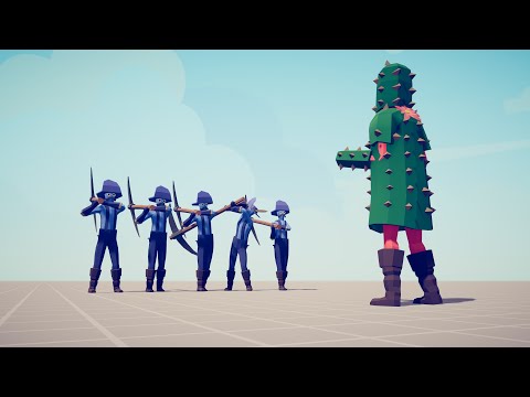 CACTUS vs 5x EVERY UNIT - Totally Accurate Battle Simulator TABS