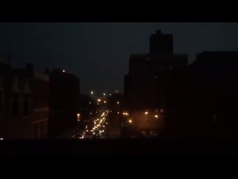 Sunset train ride BX into Harlem