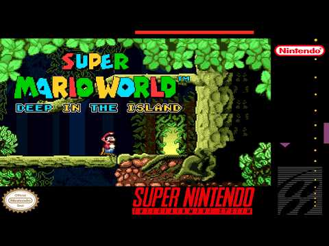 Deep In The Island | Super Mario World Romhack (SNES) Longplay