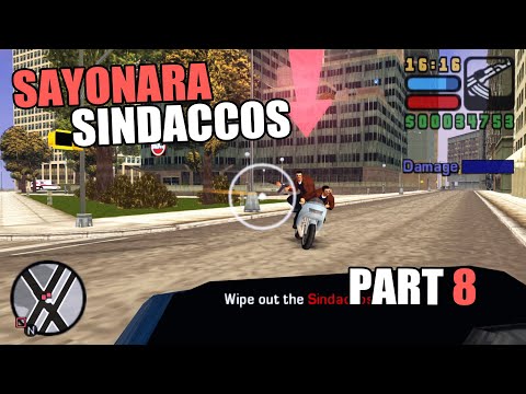 SAYONARA SINDACCOS! - GTA Liberty City Stories PSP Walkthrough #8 Search and Rescue Salvatore Leone
