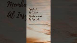 Download lagu Manfaat Keutamaan Membaca Surat Al Insyirah #islam #quran mp3