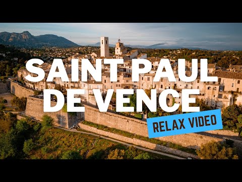 Saint Paul de Vence, France  - Short Cinematic Drone Video 4k
