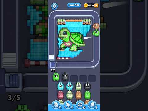 Pixel Flow Level 2196 Walkthrough