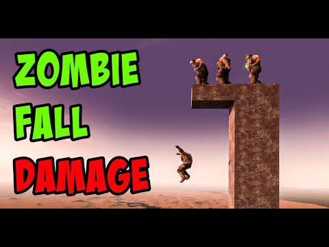 Zombie Fall Damage Explained (7 Days to Die: Alpha 20)