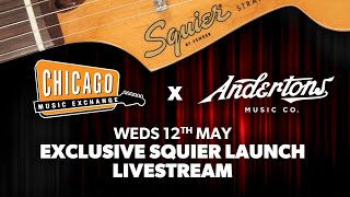 Video thumbnail for 🔴 Andertons & Chicago Music Exchange Exclusive Squier Launch Livestream! by Chicago Music Exchange