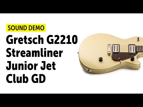 Gretsch G2210 Streamliner Junior Jet Club Gunmetal Elektro Gitar - Video