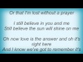 Lionel Richie - I Still Believe Lyrics