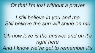 Lionel Richie - I Still Believe Lyrics