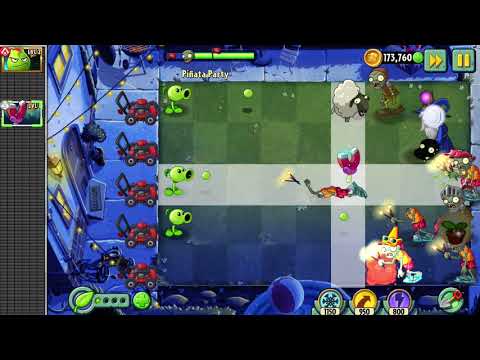 Plants vs Zombies 2 gameplay - Piñata Party - 9/7/2021