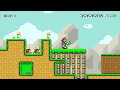 Super Mario Maker - Bob ombs infest the lost mines [Louis]