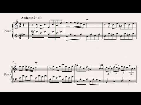 GCSE Music Composition - Andante in A Minor (piano)