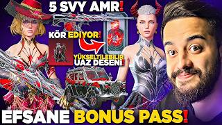 OYUNUN EN İYİ BONUS PASS'I GELDİ! 5 SEVİYE AMR ve YÜKSELTİLEBİLİR UAZ! PUBG Mobi