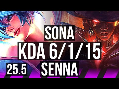 SONA & Jhin vs SENNA & Kai'Sa (SUP) | 6/1/15 | NA Master | 25.5