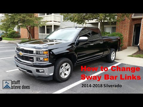 How to Replace Sway Bar Links 2014-2018 Silverado