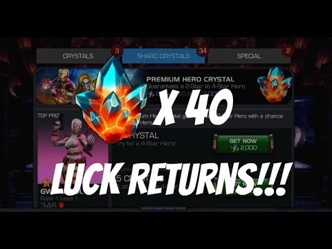 Premium Hero Crystal Opening - Marvel Contest of Champions