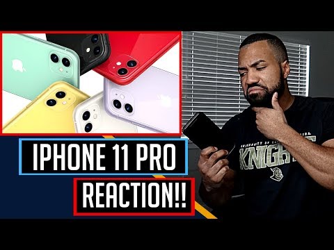 Introducing iPhone 11 Pro - REACTION!!