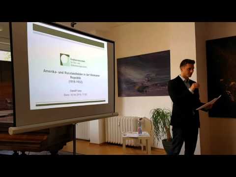 Amerika- und Russlandbilder in der Weimarer Republik - Ein Vortrag von David Franz
