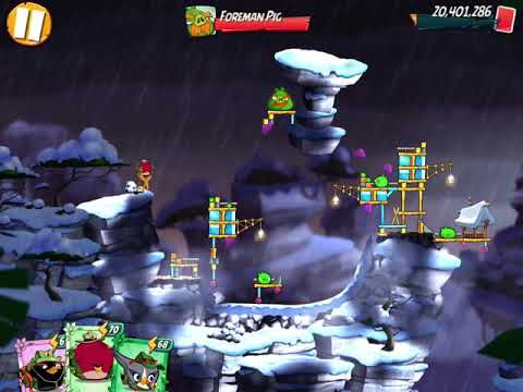 Angry Birds 2 - Map Level 374 - boss room