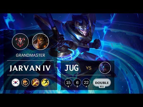 Jarvan IV Jungle vs Rek'Sai - KR Grandmaster Patch 9.7